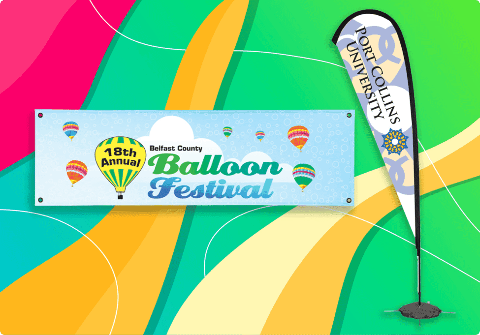 5. Grab the Crowd’s Attention with Customized Banners