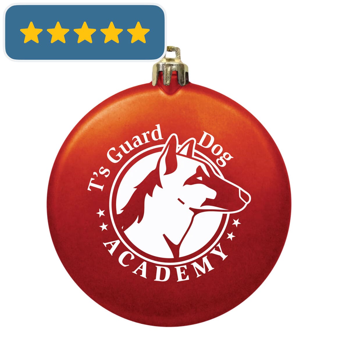 Shatterproof Holiday Disc Ornament