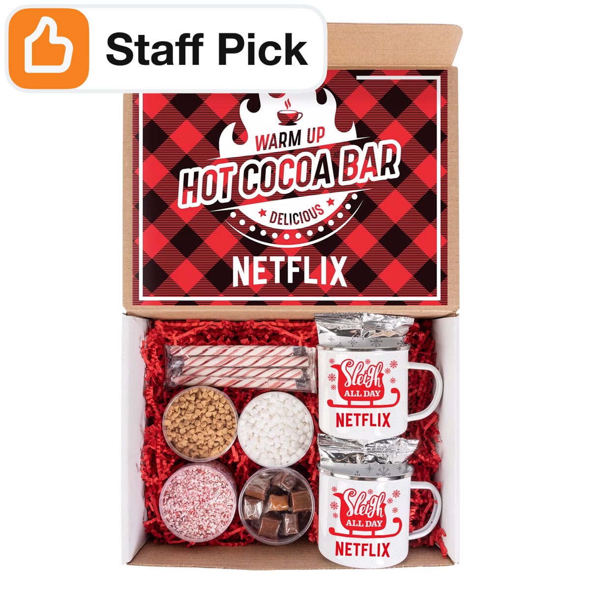 Hot Cocoa Bar Kit with 2 Mugs