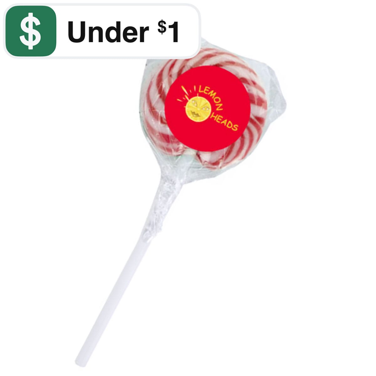 Swirl Lollipop with Round Label