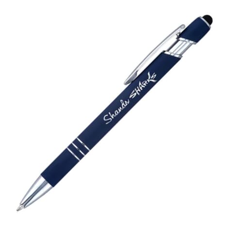 soft touch pen with stylus tip