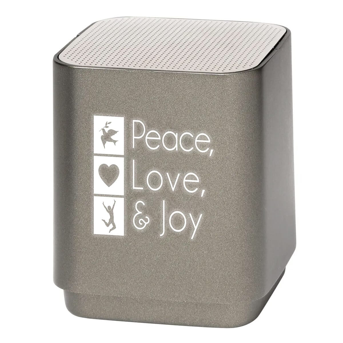 Bluetooth speaker with holiday imprint