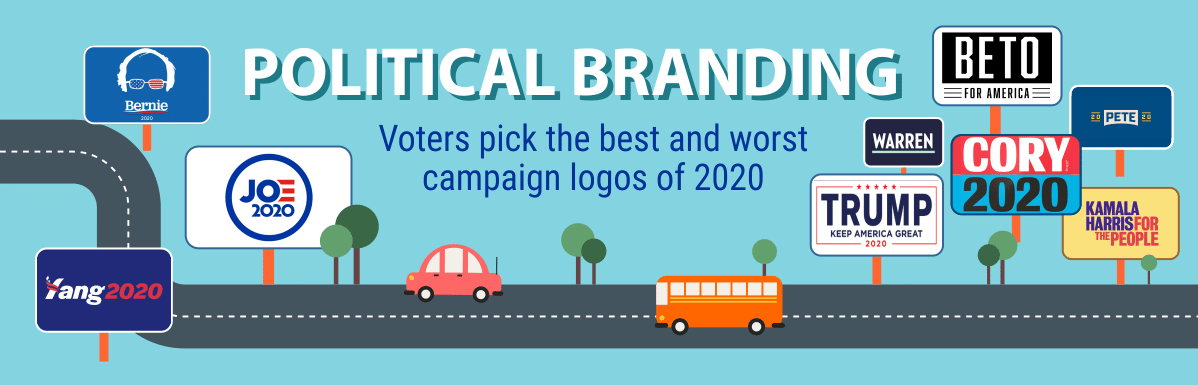Voters Pick the Best and Worst Campaign Logos of 2020