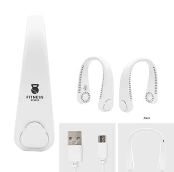 Hands-Free Rechargeable Neck Fan