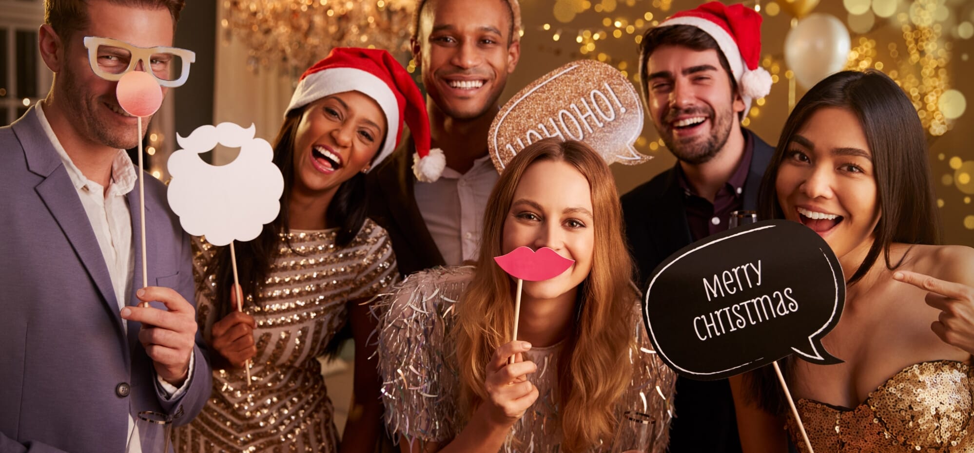 Capture memories with a holiday photo booth