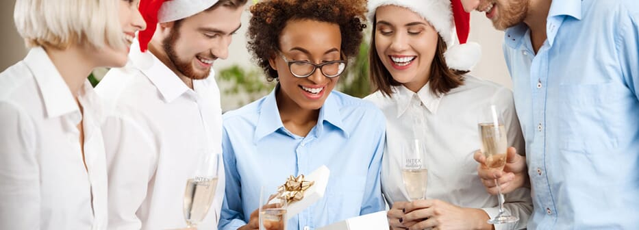 Festive employee scavenger hunt