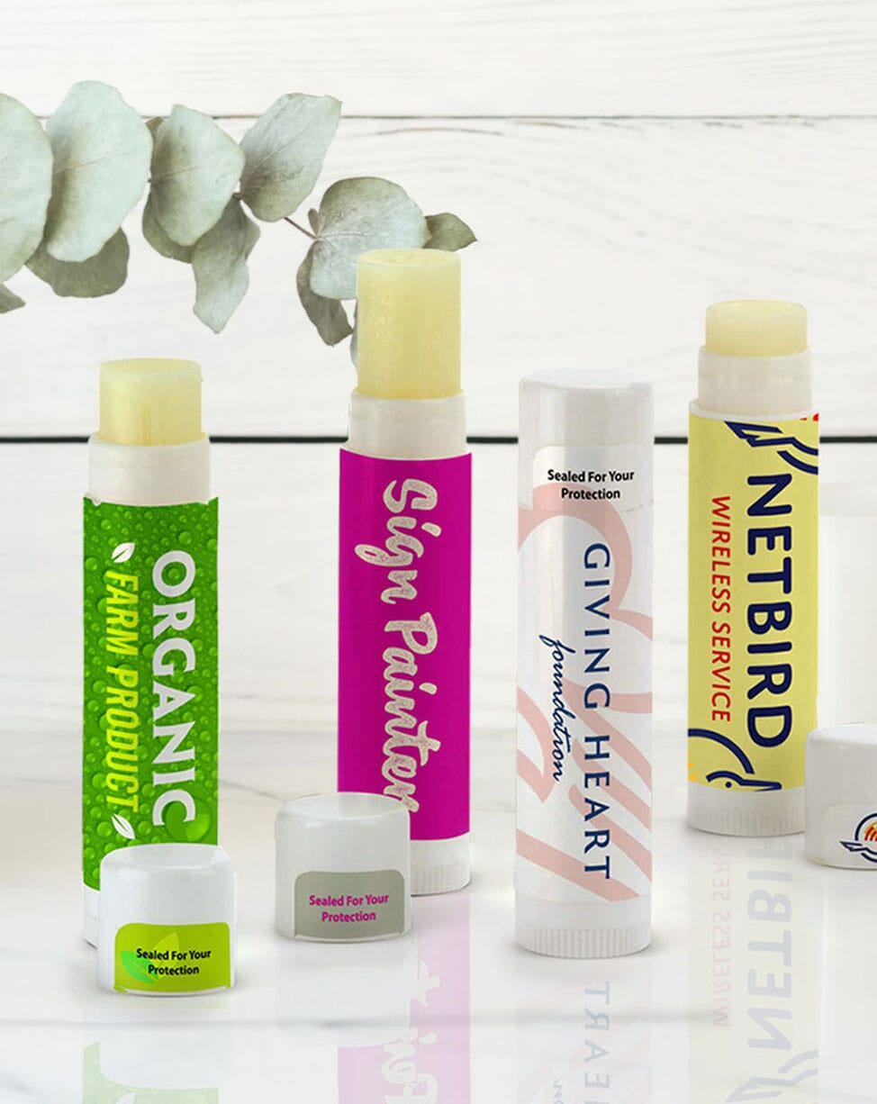 Customized lip balms