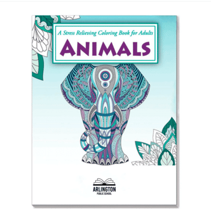 Color Me Happy Animals coloring book