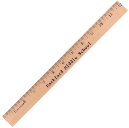 Classic Wooden Rulers
