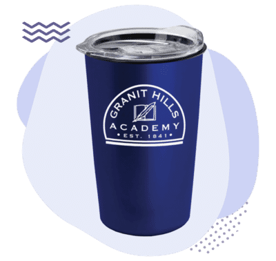 18. 14 oz Metallic Look Sentinel Acrylic Tumbler