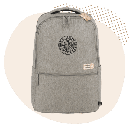 The Goods Recycled 17 in laptop backpack