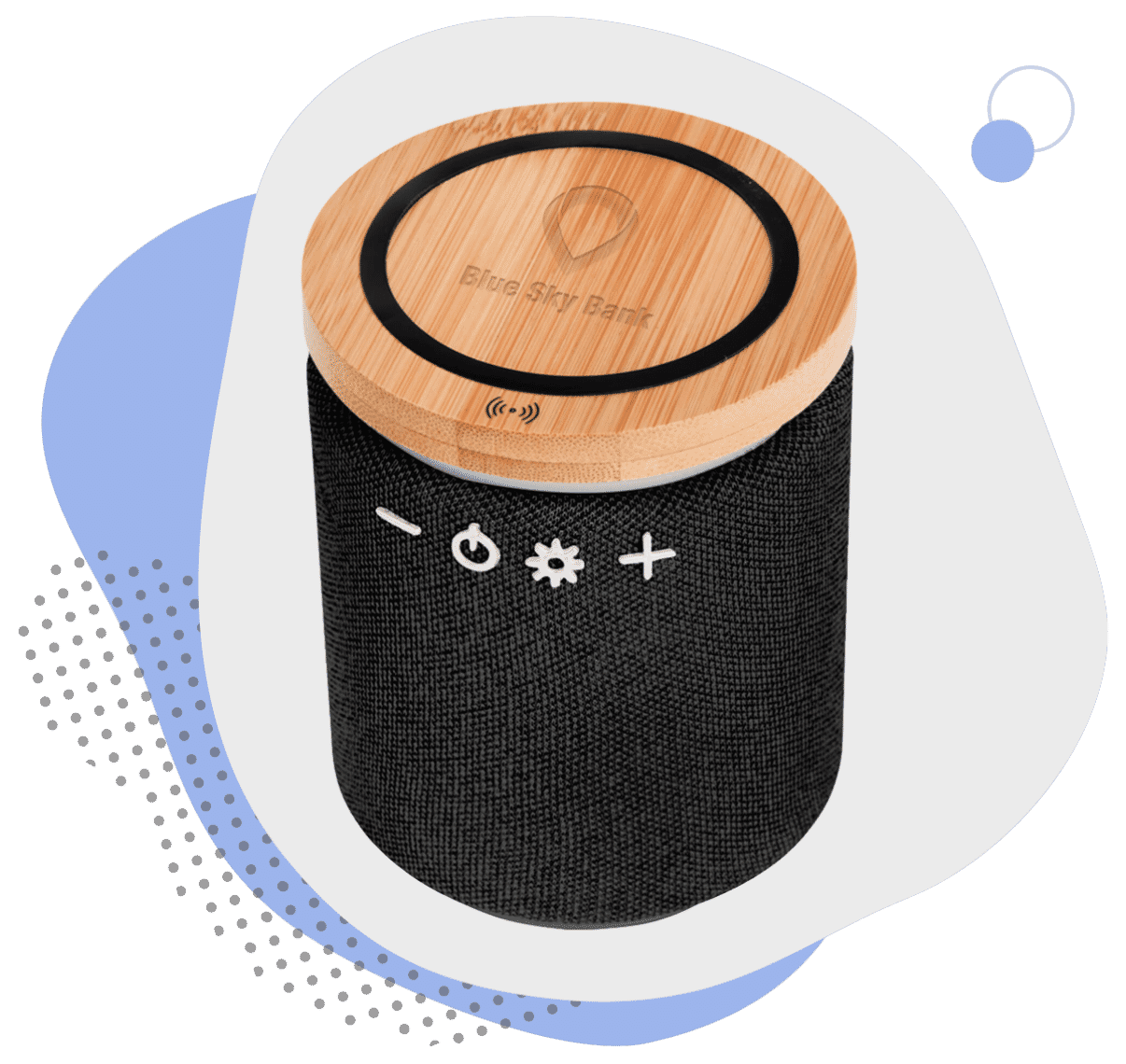 4. Wireless Ultra Sound Speaker & Device Charger