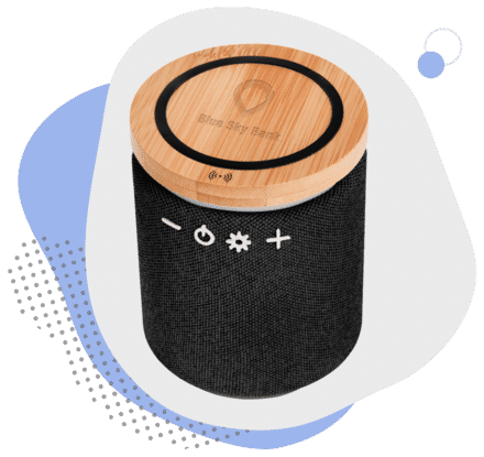 4. Wireless Ultra Sound Speaker & Device Charger