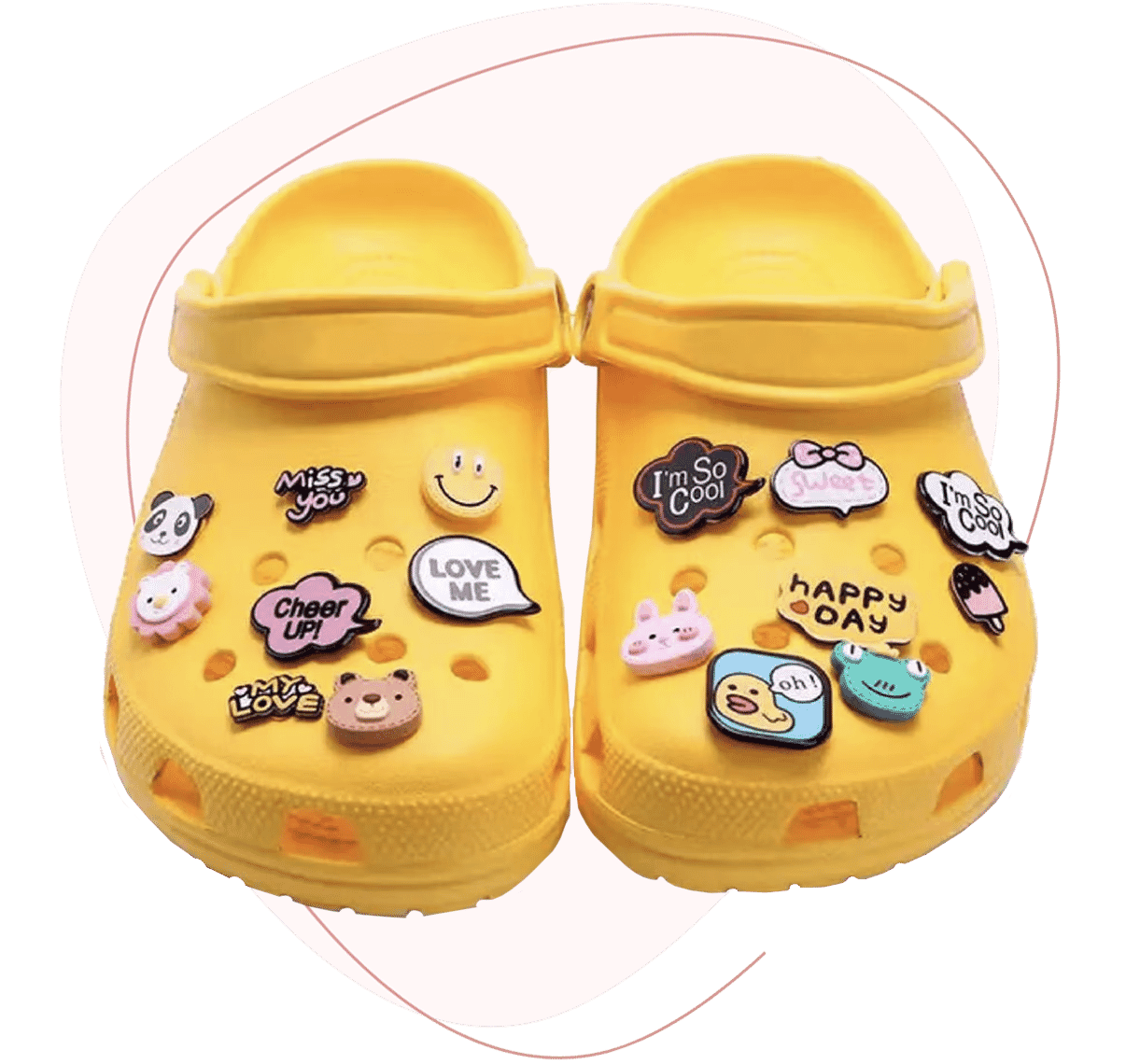 3D Custom-Molded Clog Shoe Charms