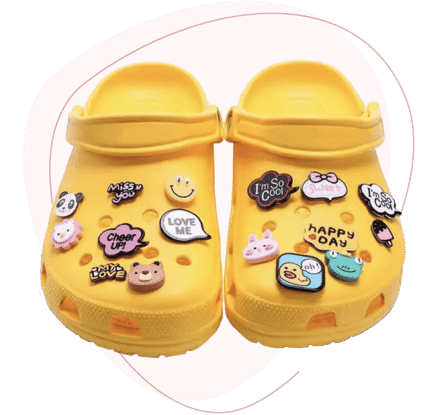 3D Custom-Molded Clog Shoe Charms