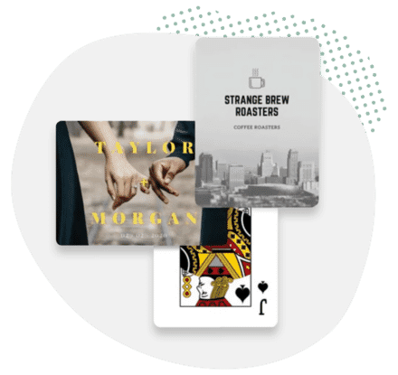 54. Custom Backs Playing Cards