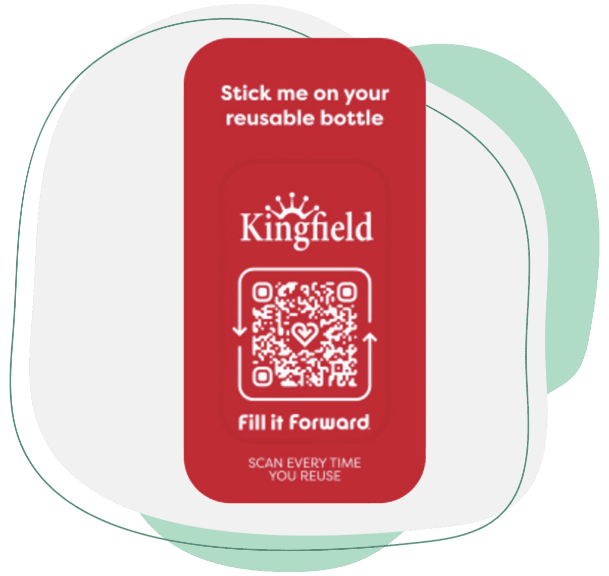 61. Fill It Forward Bottle Tag Sticker