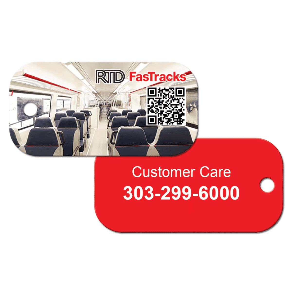Large Rectangle Key Tag