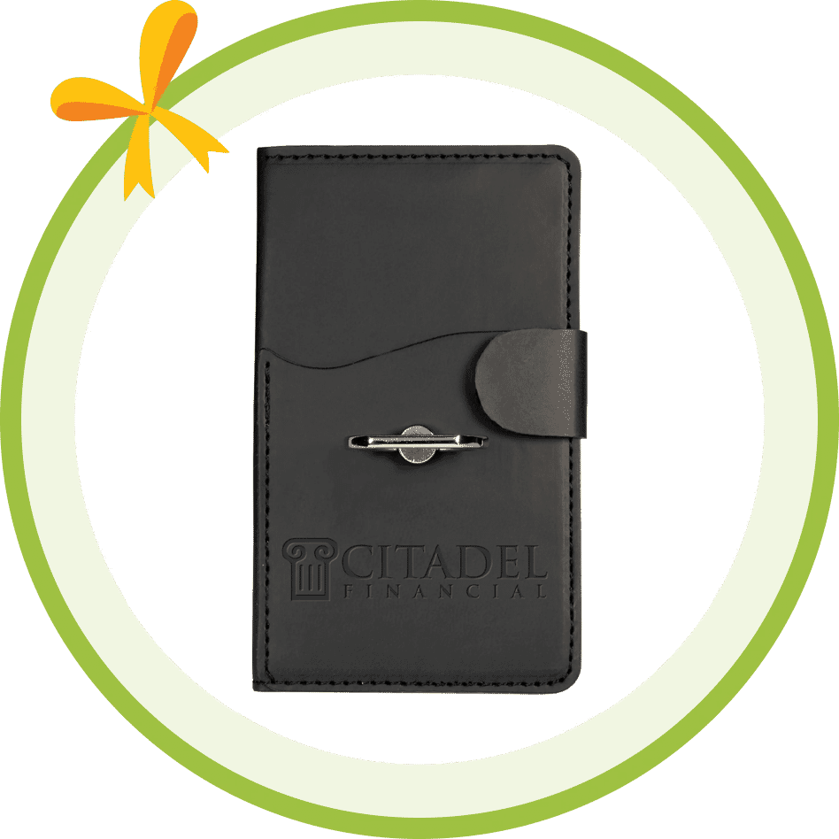 Executive Cell Phone Wallet with Pen