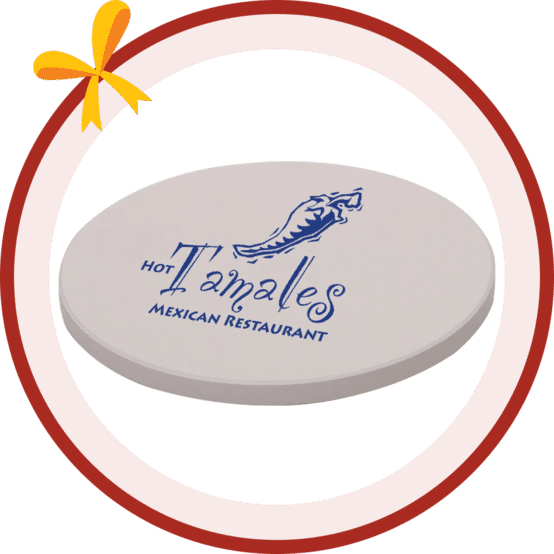 Absorbent Stone Coaster - Round