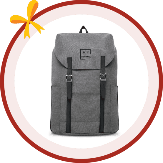 Aiden Flip-Top Backpack