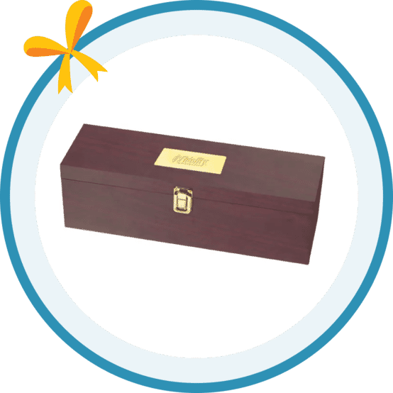 Elegant Wine Box With Tools
