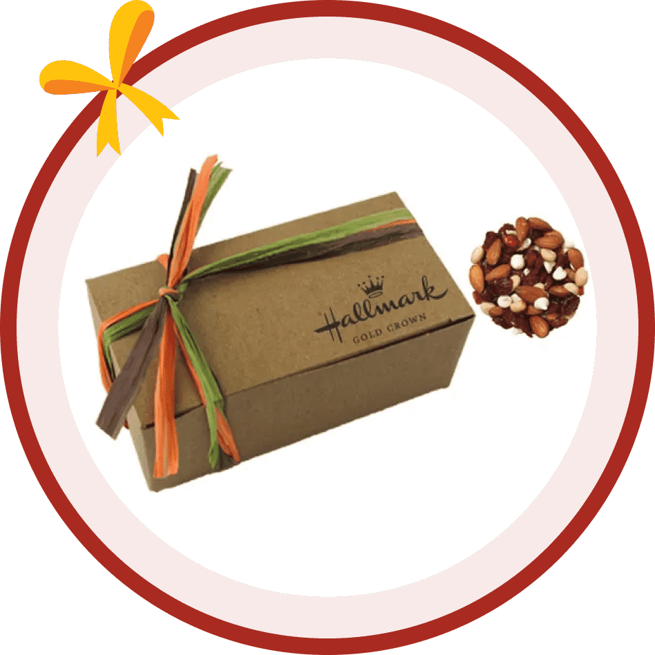 Kraft Gift Box With Sweet Cranberry Crunch