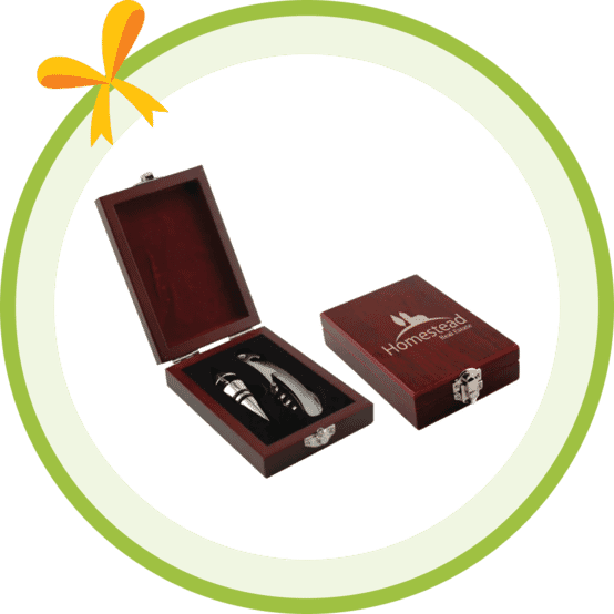 Rosewood Wine Set