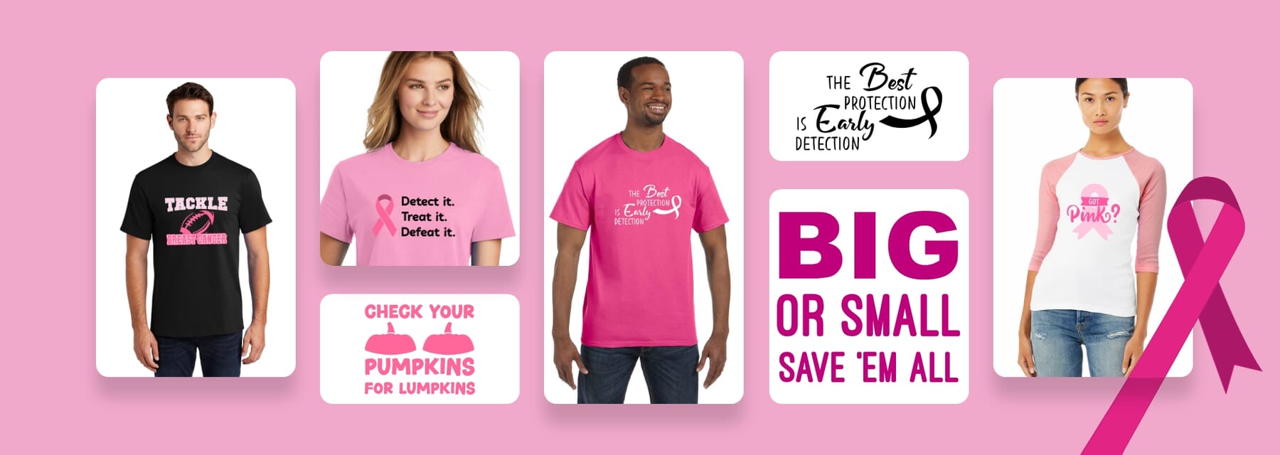 Breast Cancer Awareness Month T-Shirt Design Ideas
