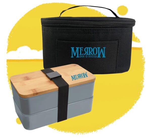 4. Stackable Bento Box With Insulated Carrying Case