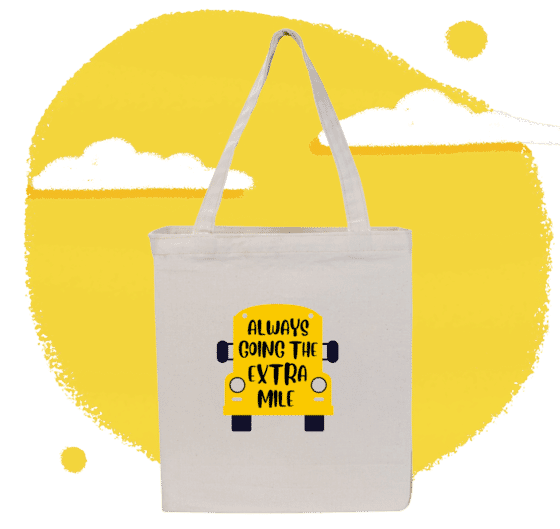 9. Patriotic Gusseted Cotton Tote