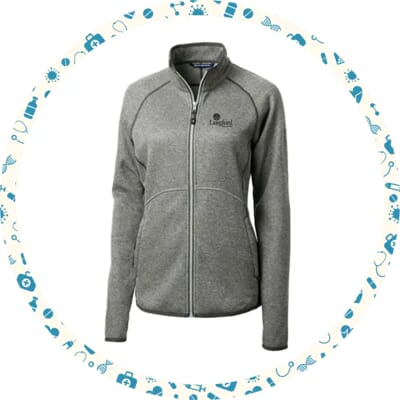 Cutter & Buck Mainsail Sweater-Knit Full Zip Jacket