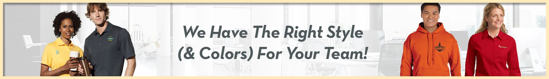 We have the right apparel styles for your team