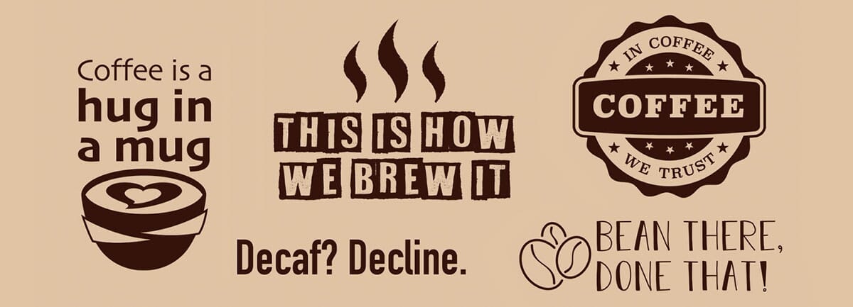 Coffee Quotes and Slogans for Mugs and Tumblers