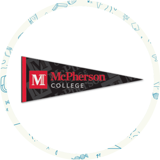 College Team Logo Pennant