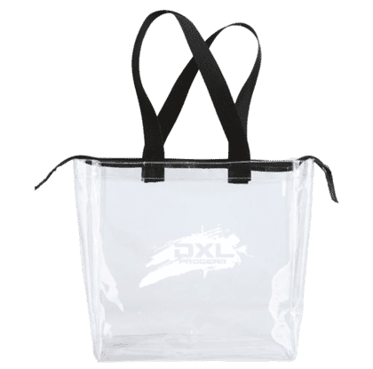 Game Day Clear Zippered Stadium Tote