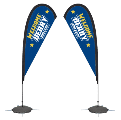 8ft Tear Drop Sail Sign-Double Sided