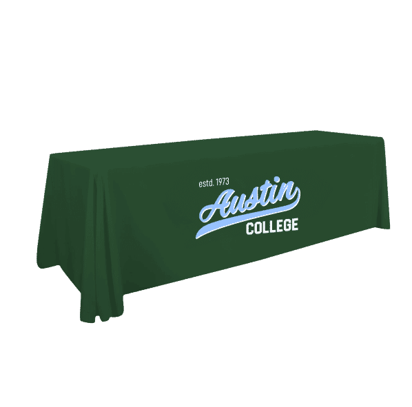 8ft Standard Table Throw - Full Color Front Panel
