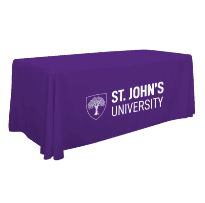 6 Foot Standard Table Throw - Full Color Front Panel
