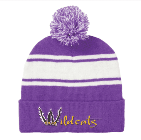 Dual Colors Top Pom Beanie