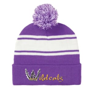 Dual Colors Top Pom Beanie