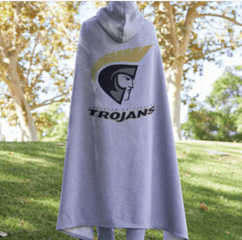 Wearable Hooded Sweatshirt Blanket