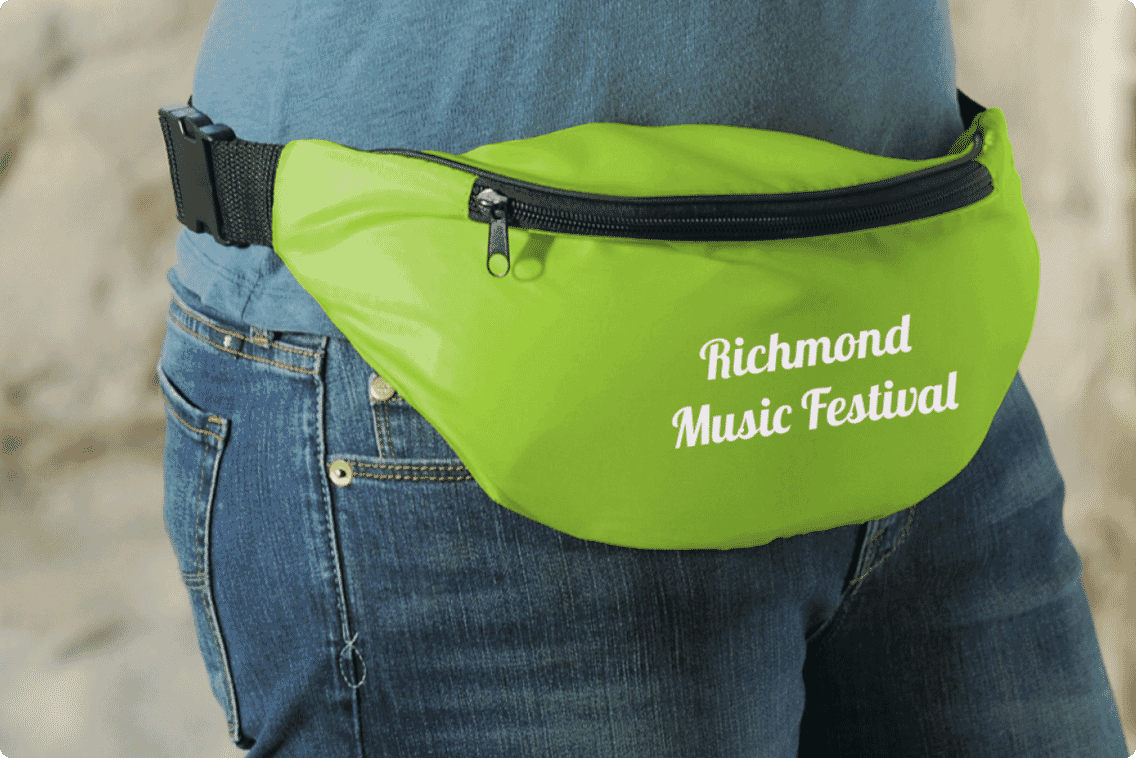 Printed Concert Fanny Packs