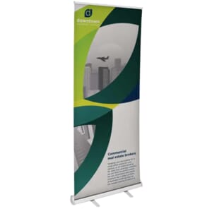 33.5 in value retractable banner