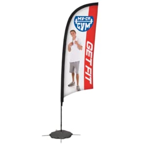 9' Razor 2-Sided Sail Sign