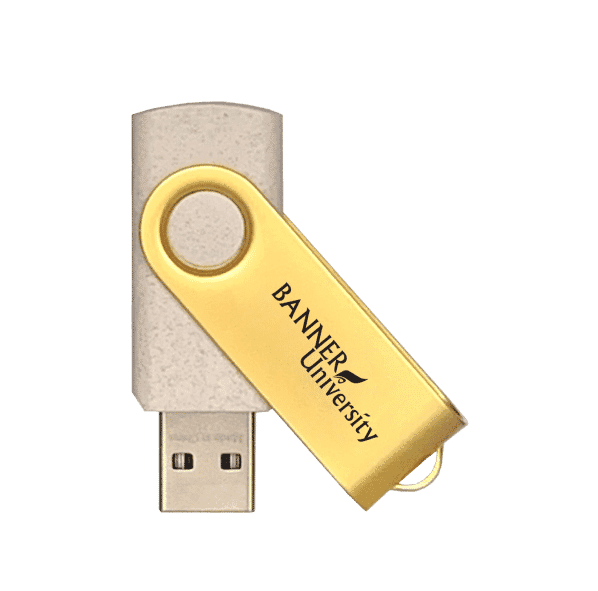 Wheat Straw Swivel USB 4GB