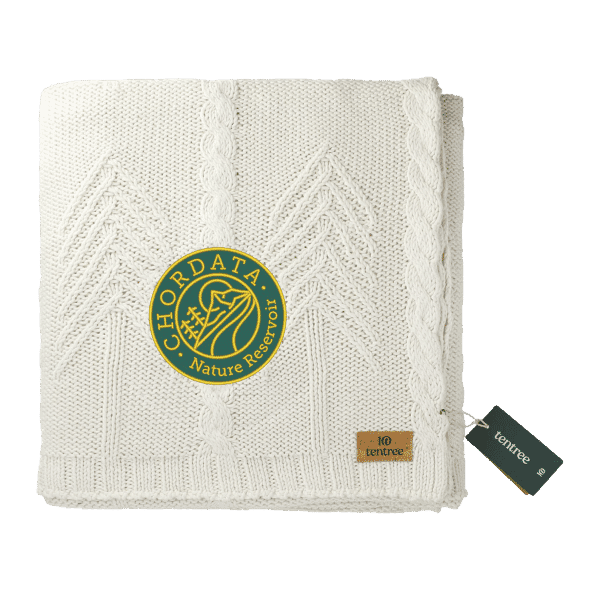 tentree Organic Cotton Cable Blanket