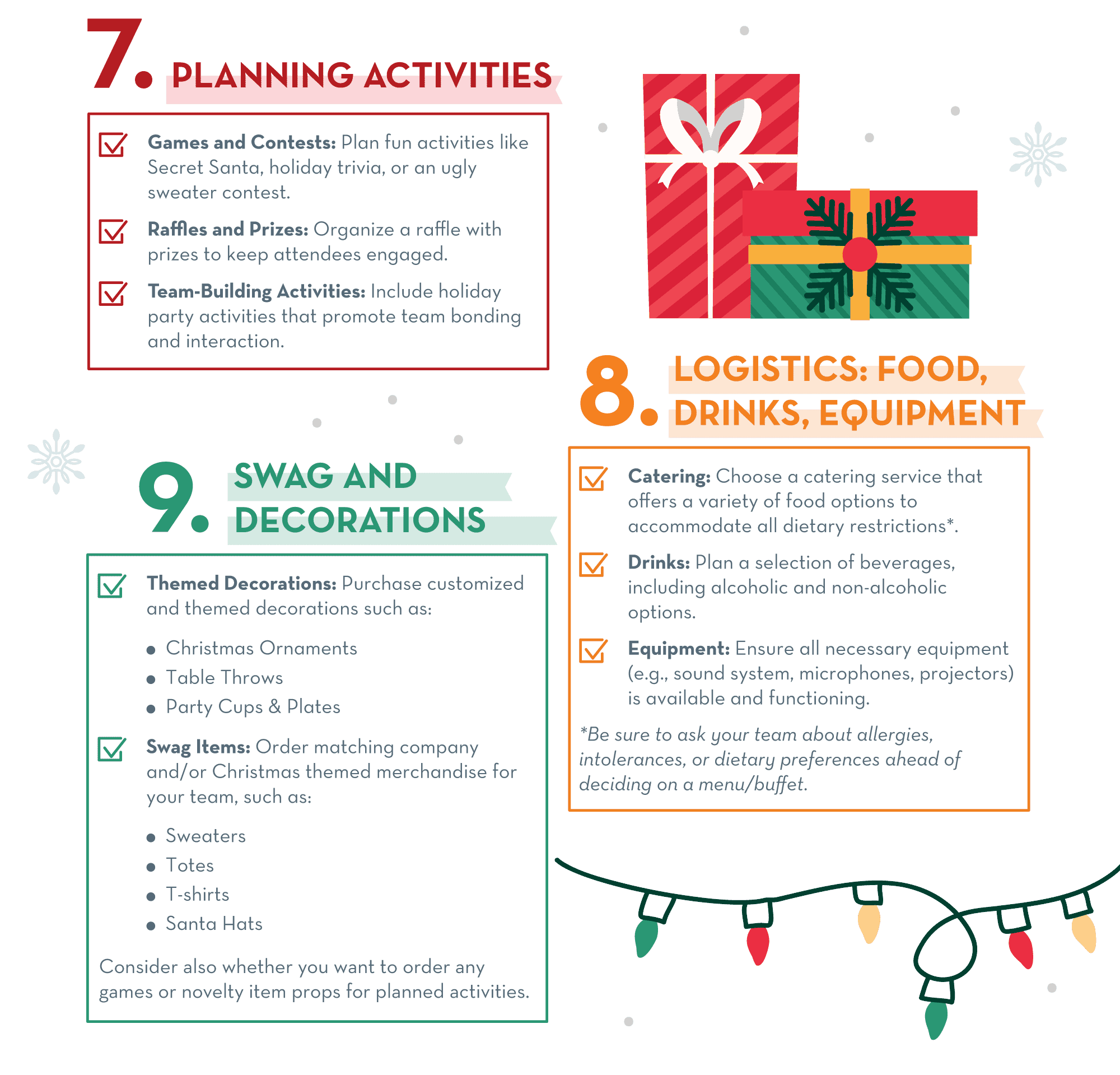 2024 Corporate Christmas Party Planning Checklist (+ Free Template ...