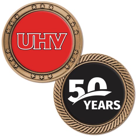 3. Challenge Coin - Gold - 1 3/4 Diameter