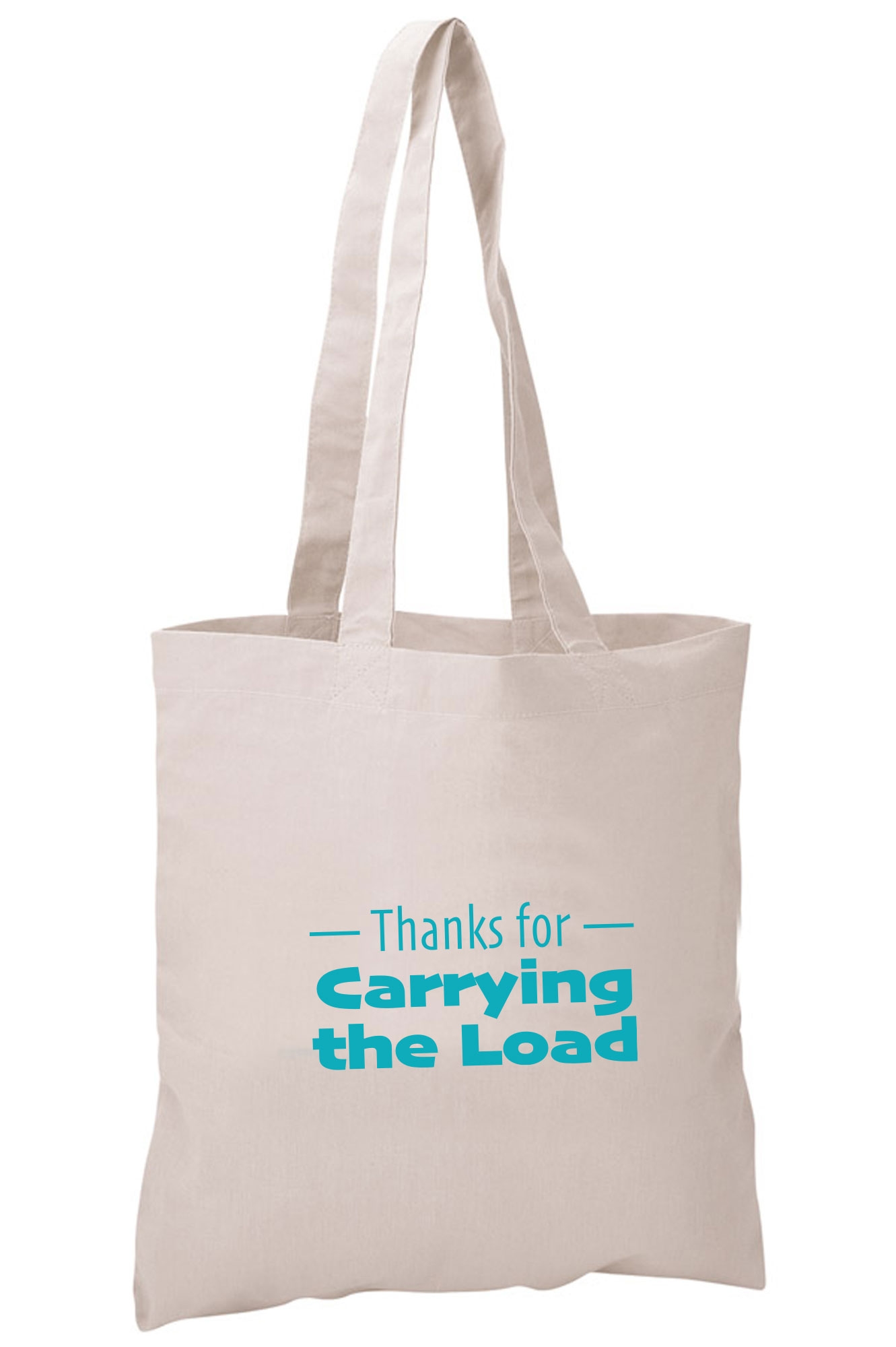 Cotton tote bag with nurses appreciation quote